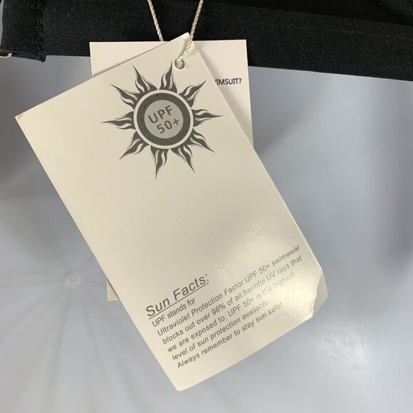 Cocoship Bikini Top Black Adjustable Swimsuit Built In Padding 38 B/C NEW - Picture 2 of 5